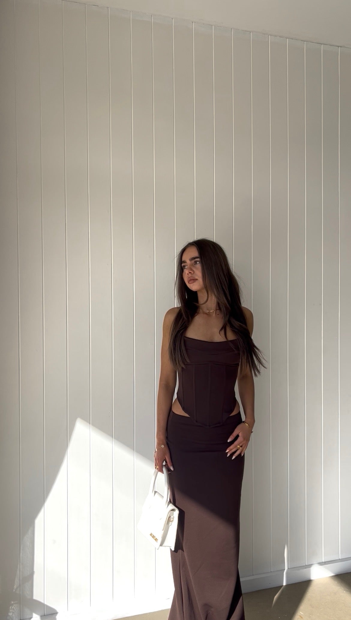 HNTR Louie Gown in Brown