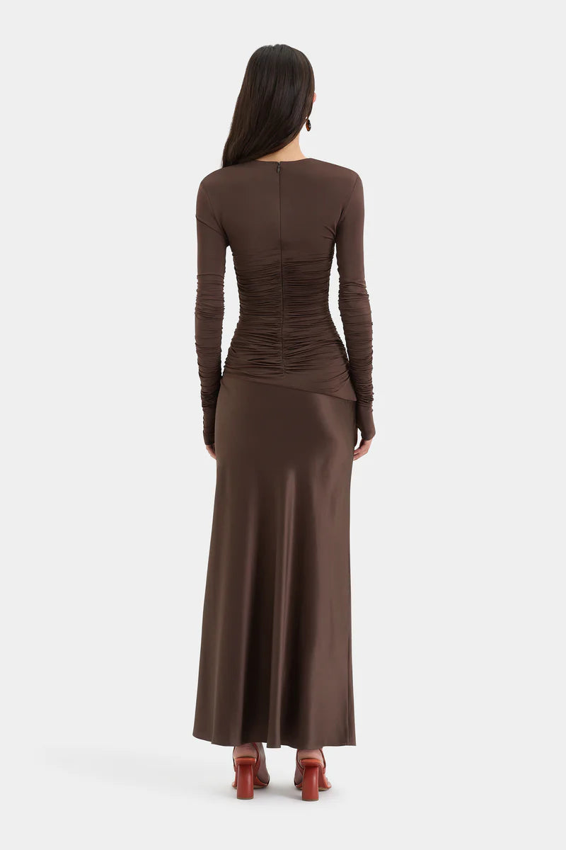 SIR Alessia Dress in Brown