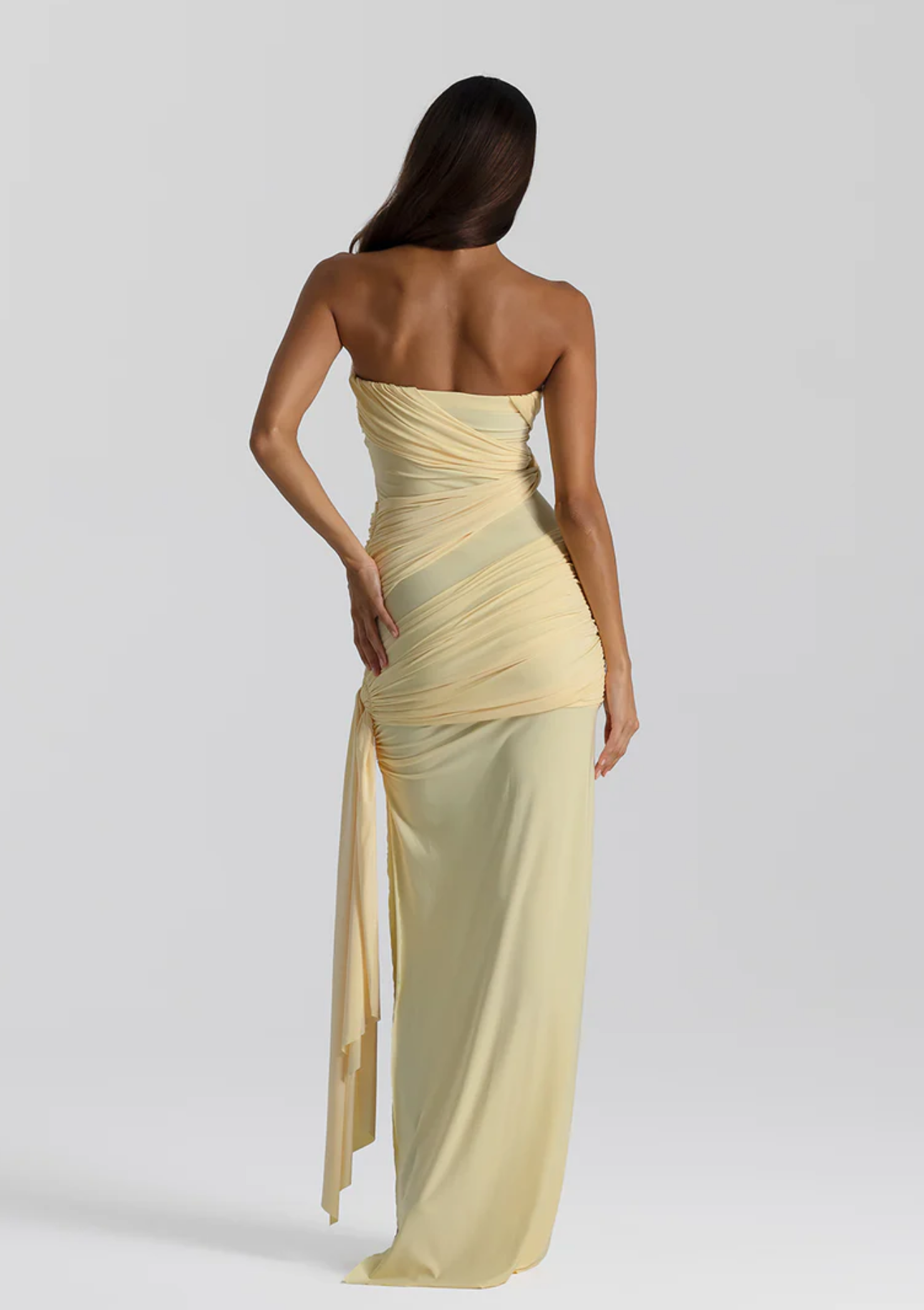 Natalie Rolt Miranda Gown in Lemon