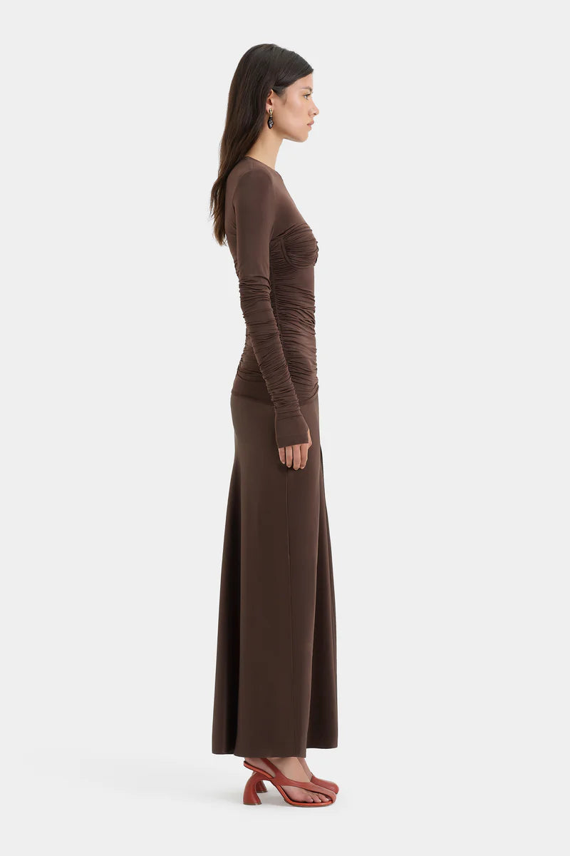SIR Alessia Dress in Brown
