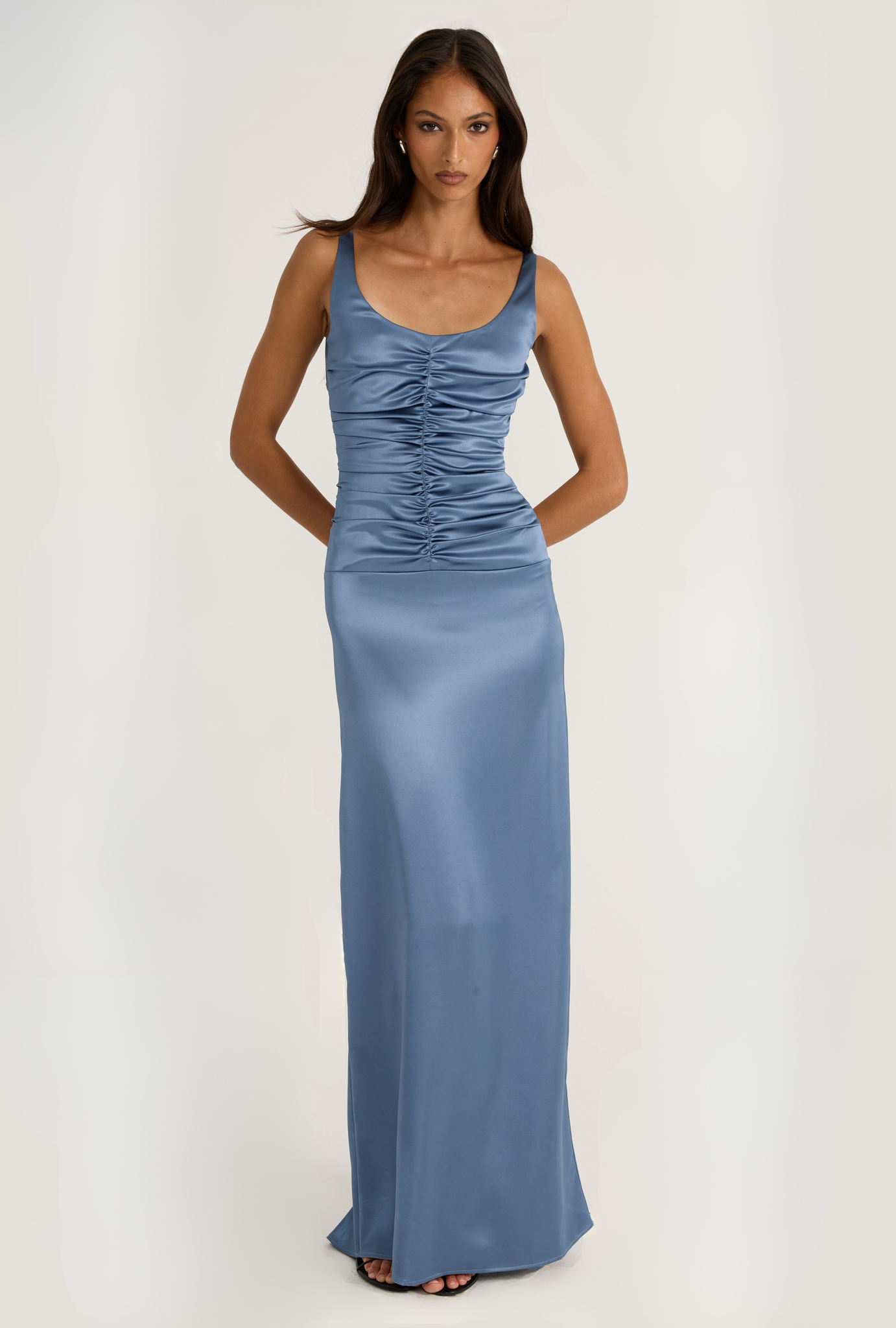 Ance Gria Atlein Gown - Blue
