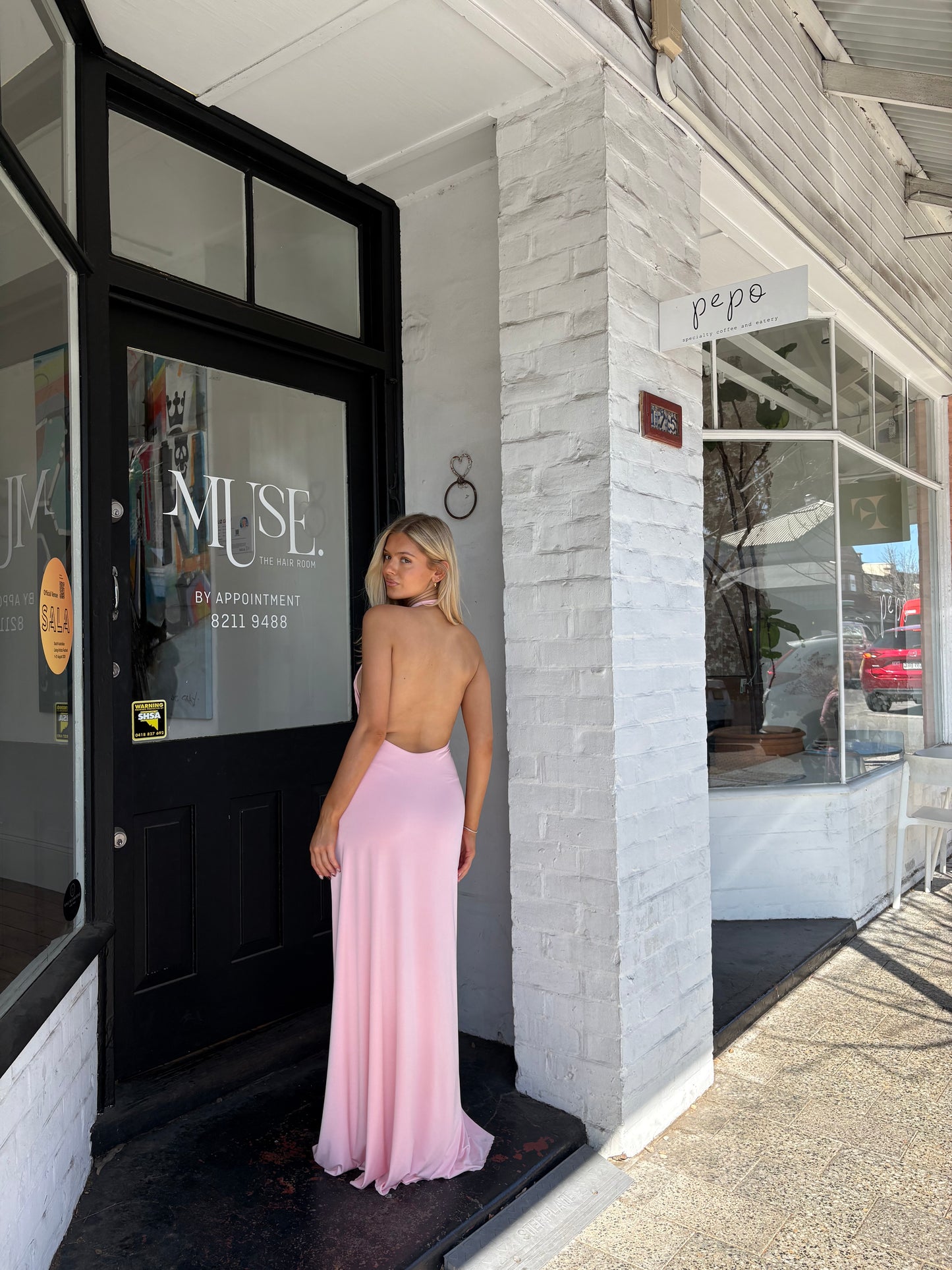 Natalie Rolt Winona Gown in Pink