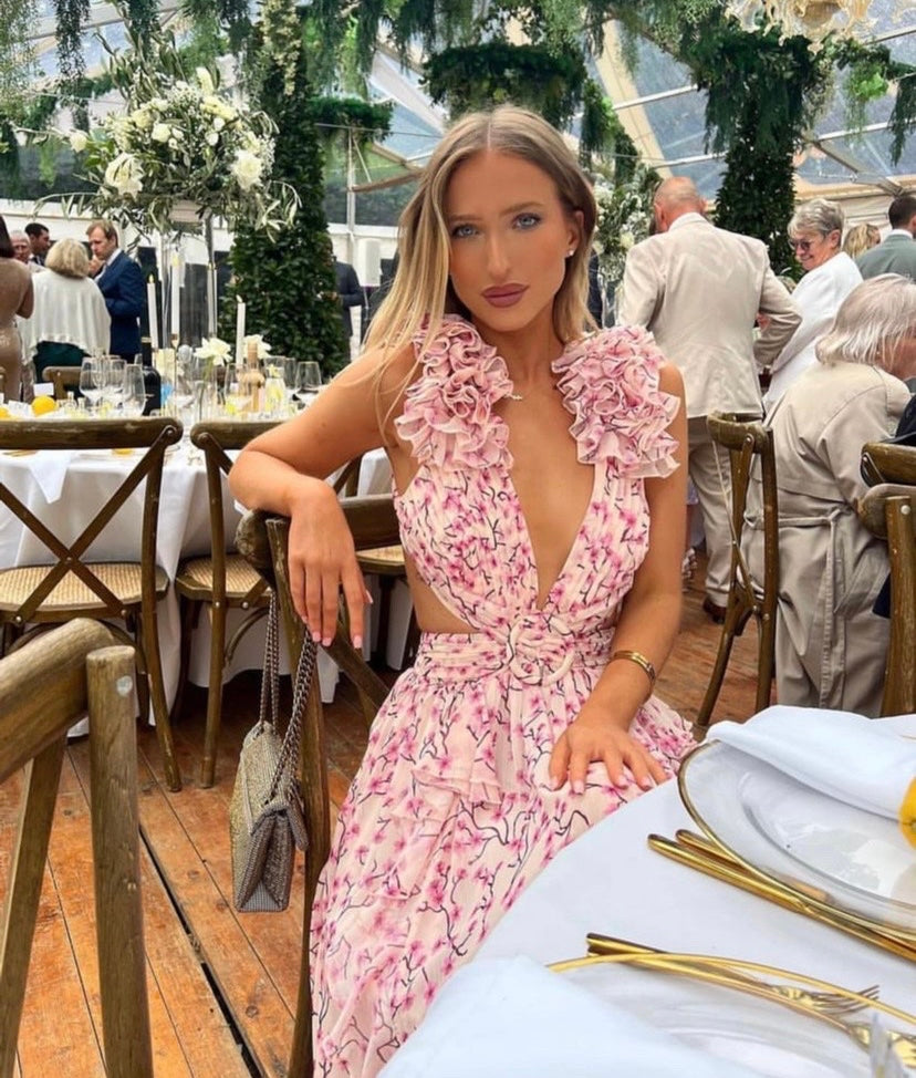 ‘Cassini’ Maxi in pink
