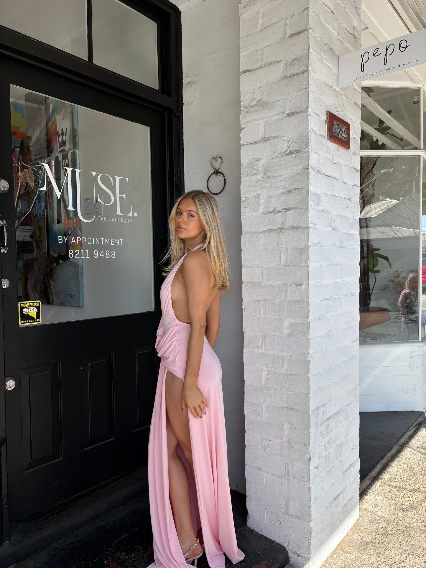 Natalie Rolt Winona Gown in Pink