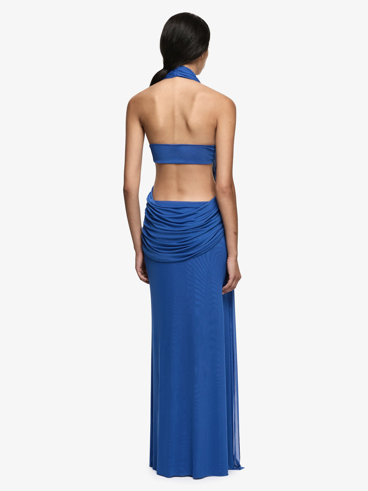 Bec & Bridge Charlize Halter Dress in Cobalt