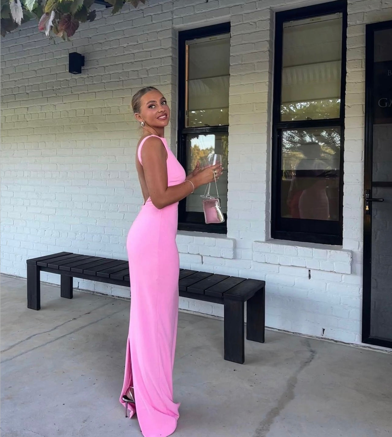 Effie Kats ‘Verona’ Gown In Pink