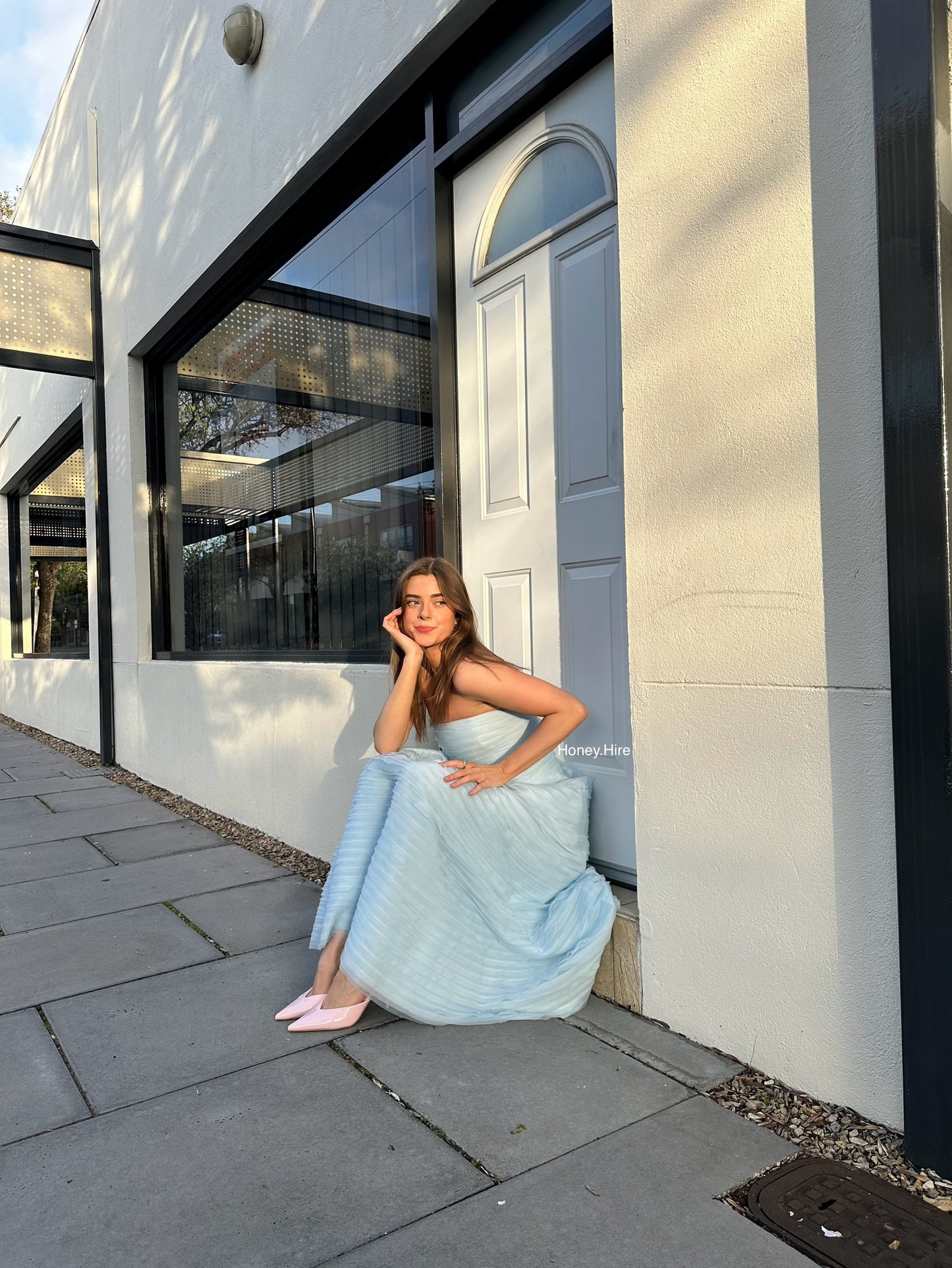 AJE ‘Soundscape’ Maxi In Baby Blue