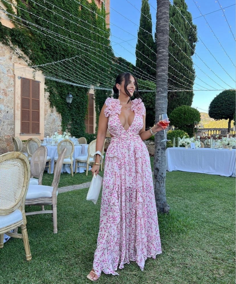 ‘Cassini’ Maxi in pink