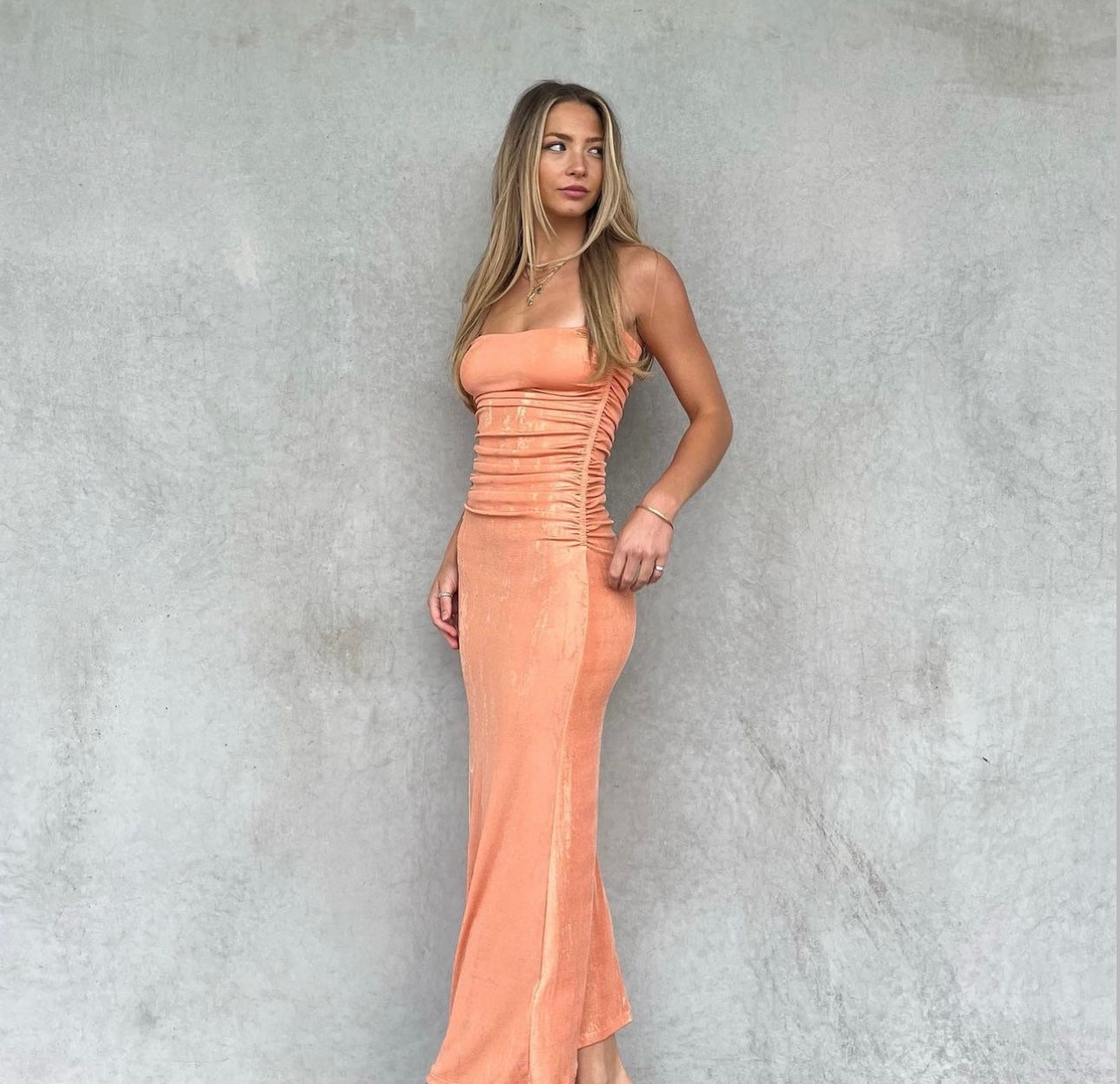 Diesel 'd-tru' Metallic Jersey Dress HONEY HIRE BOUTIQUE Diesel 'd-tru' Metallic Jersey Dress HONEY HIRE BOUTIQUE