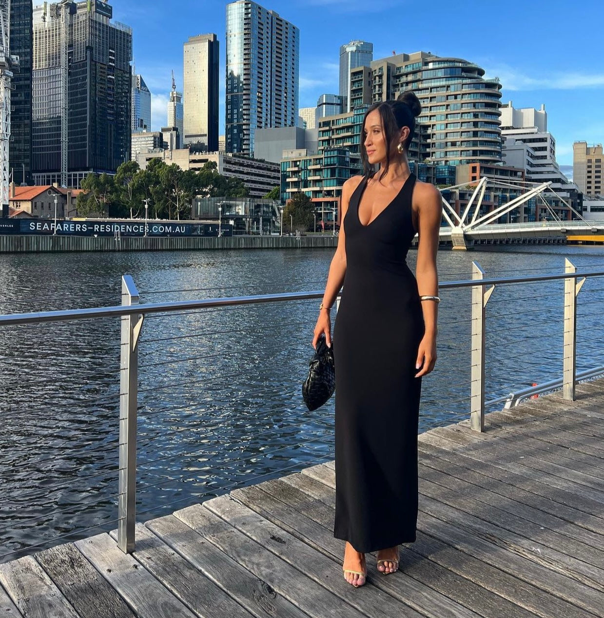 Effie Kats ‘Eliza’ Gown in Black