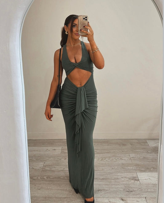 Christopher Esber ‘Vivenda Drape Front’ Dress