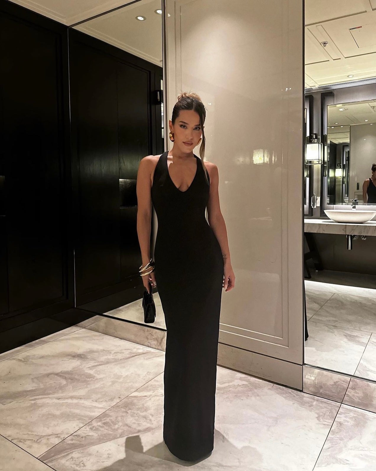 Effie Kats ‘Eliza’ Gown in Black