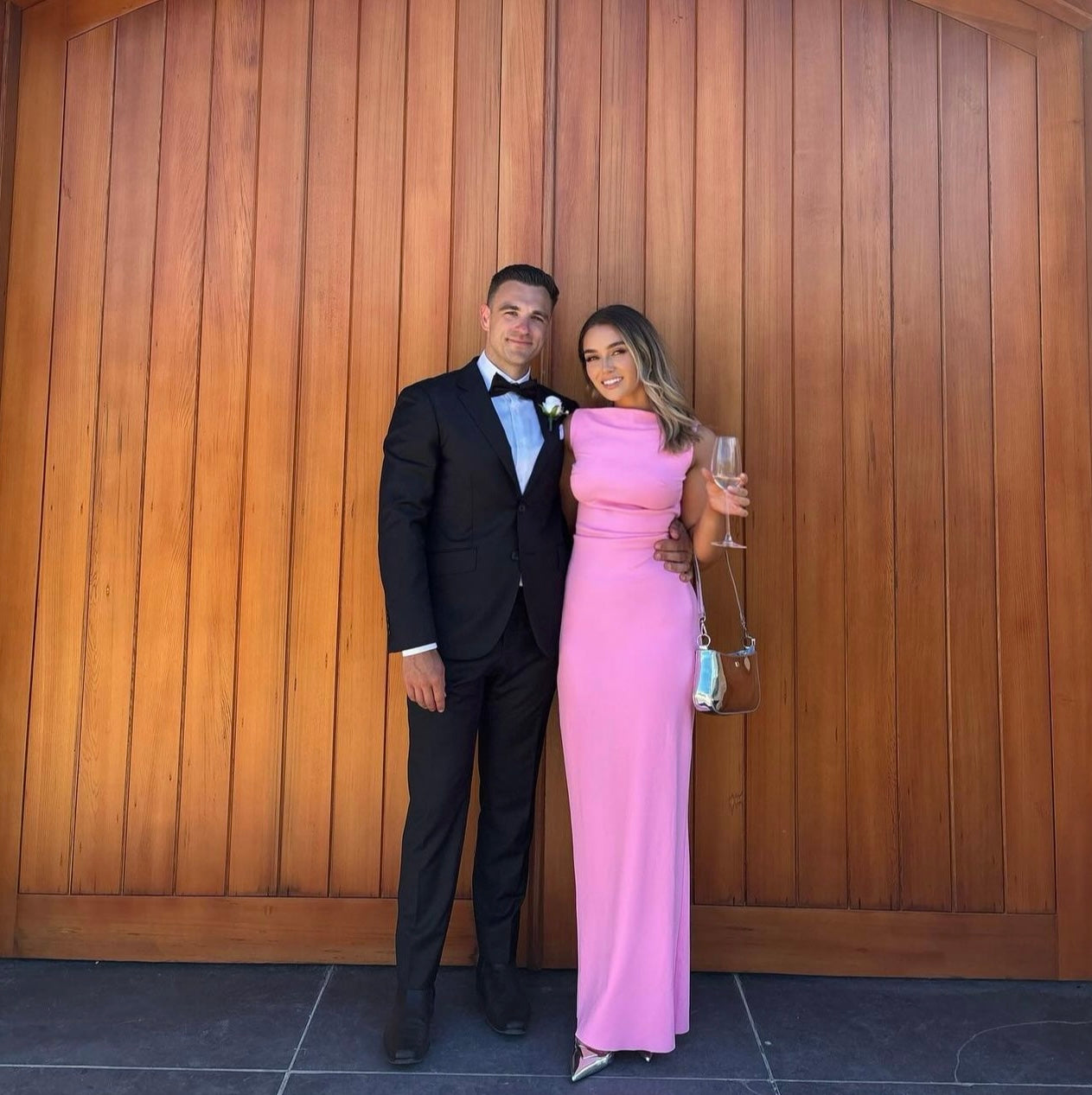 Effie Kats ‘Verona’ Gown In Pink