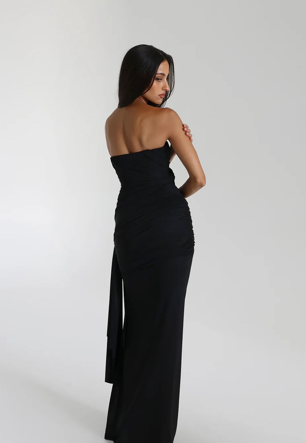 Natalie Rolt ‘Miranda’ Gown in Black