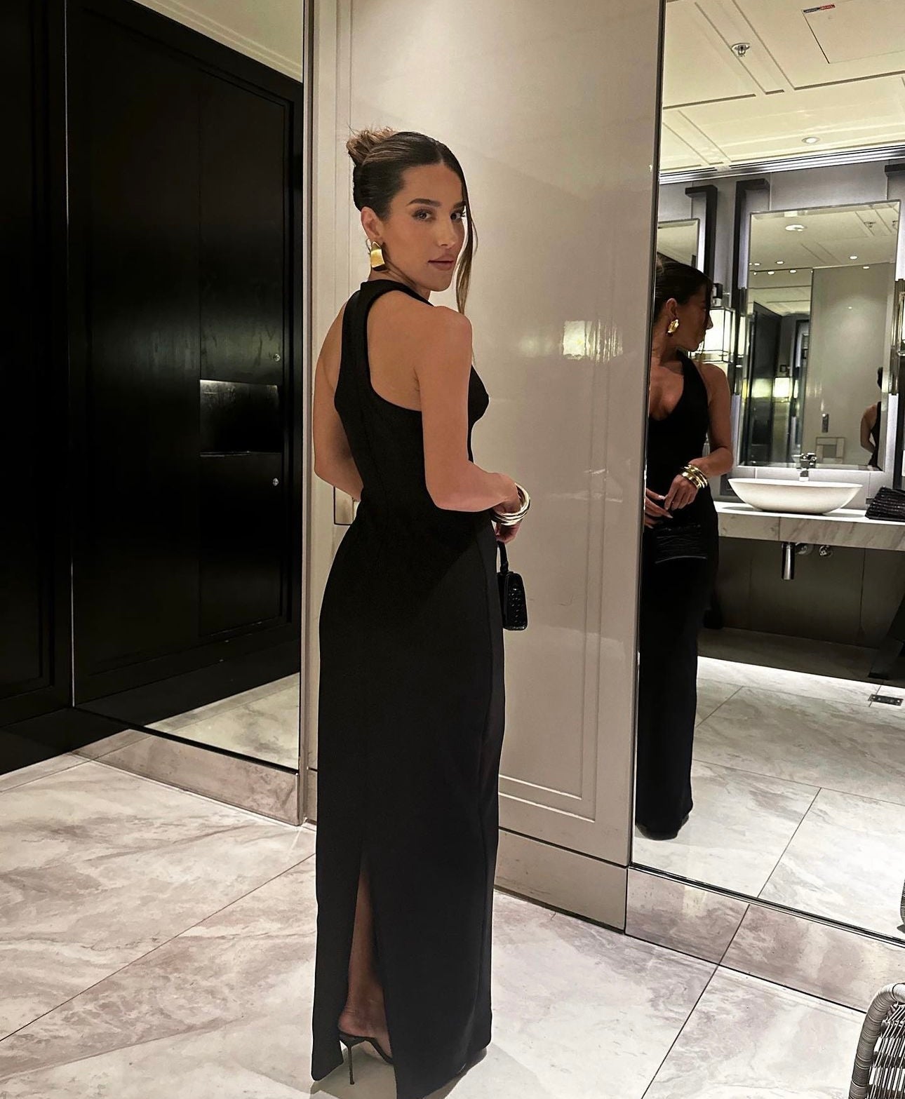 Effie Kats ‘Eliza’ Gown in Black