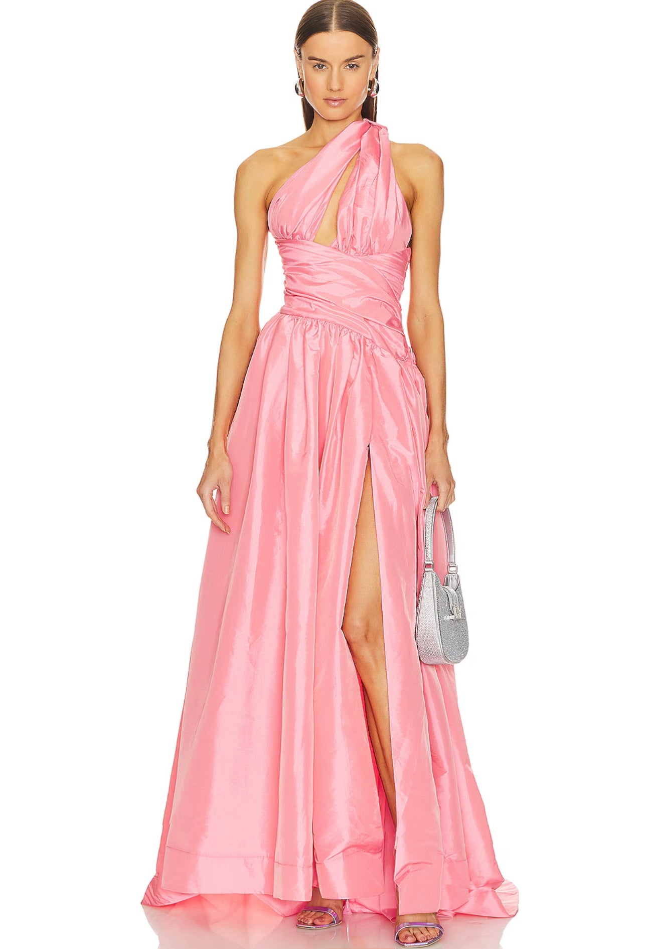 nbd one shoulder dress NBD green one shoulder dress