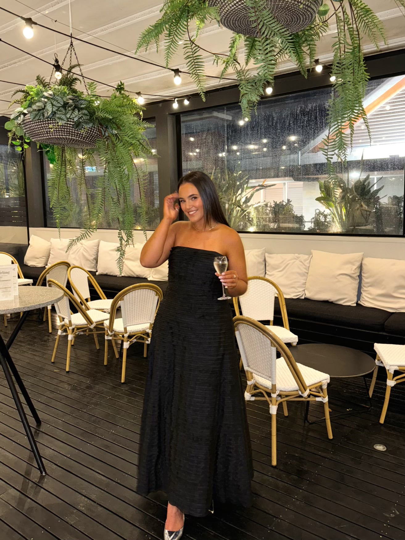 AJE 'Soundscape' Maxi in Black HONEY HIRE BOUTIQUE AJE 'Soundscape' Maxi in Black HONEY HIRE BOUTIQUE