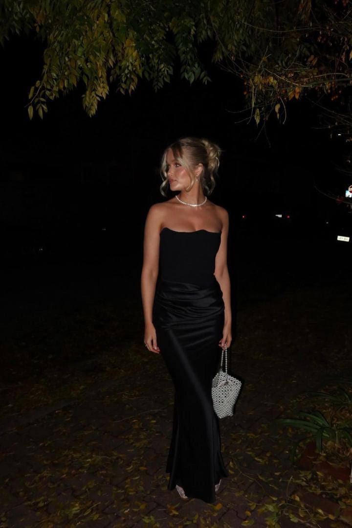 House of CB ‘Persephone’ Corset Dress in Black