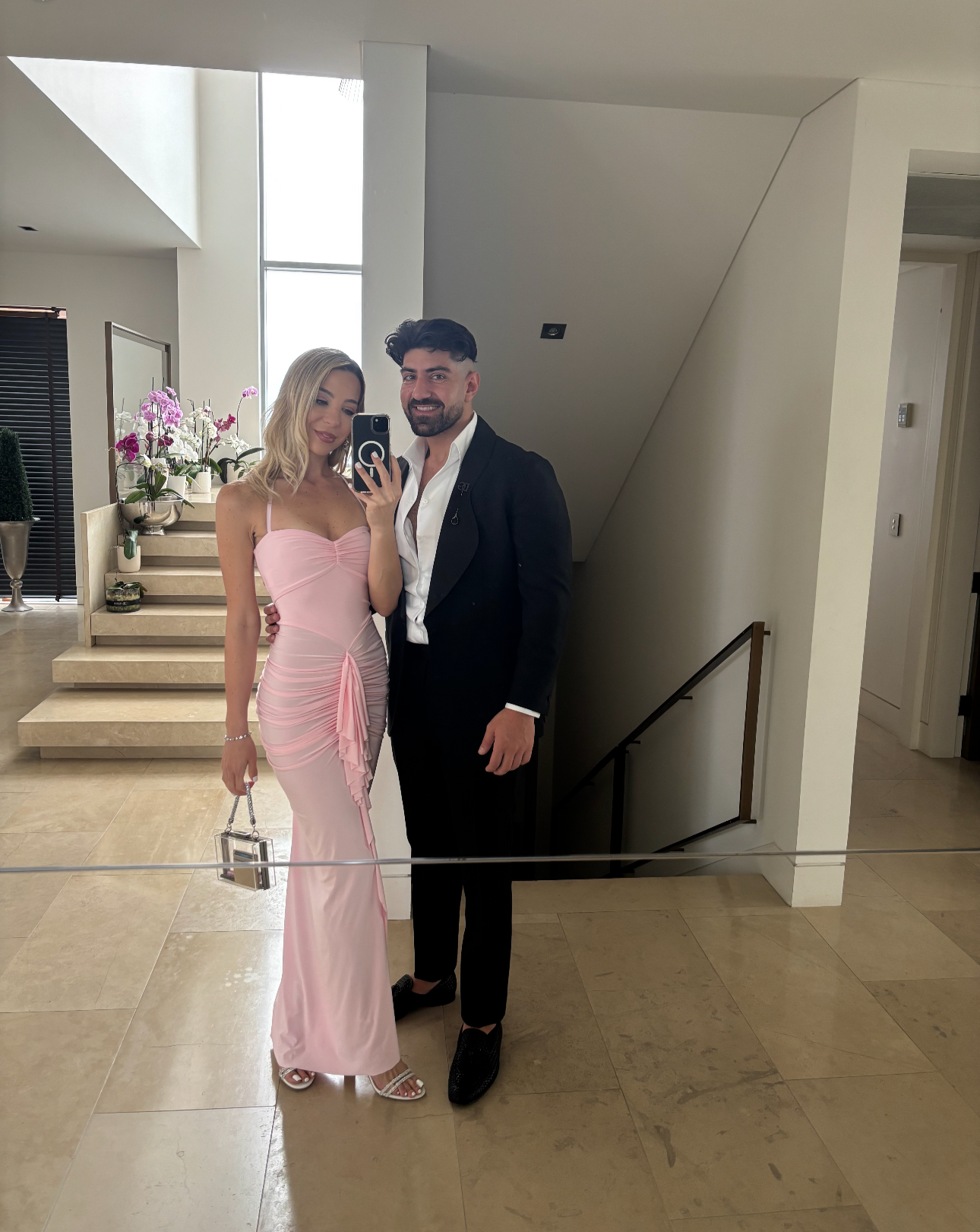 Natalie Rolt ‘Shontae’ Gown in Blossom Pink