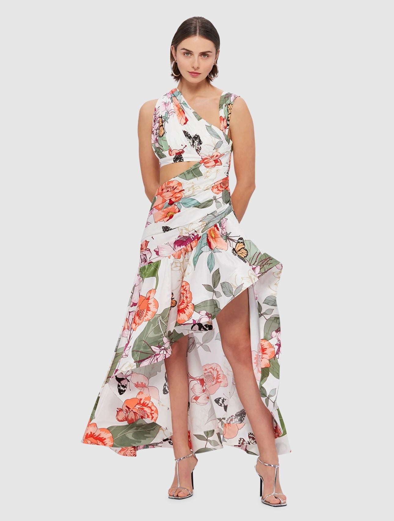Leo Lin 'Tyler Asymmetric' Gown HONEY HIRE BOUTIQUE Leo Lin 'Tyler Asymmetric' Gown HONEY HIRE BOUTIQUE