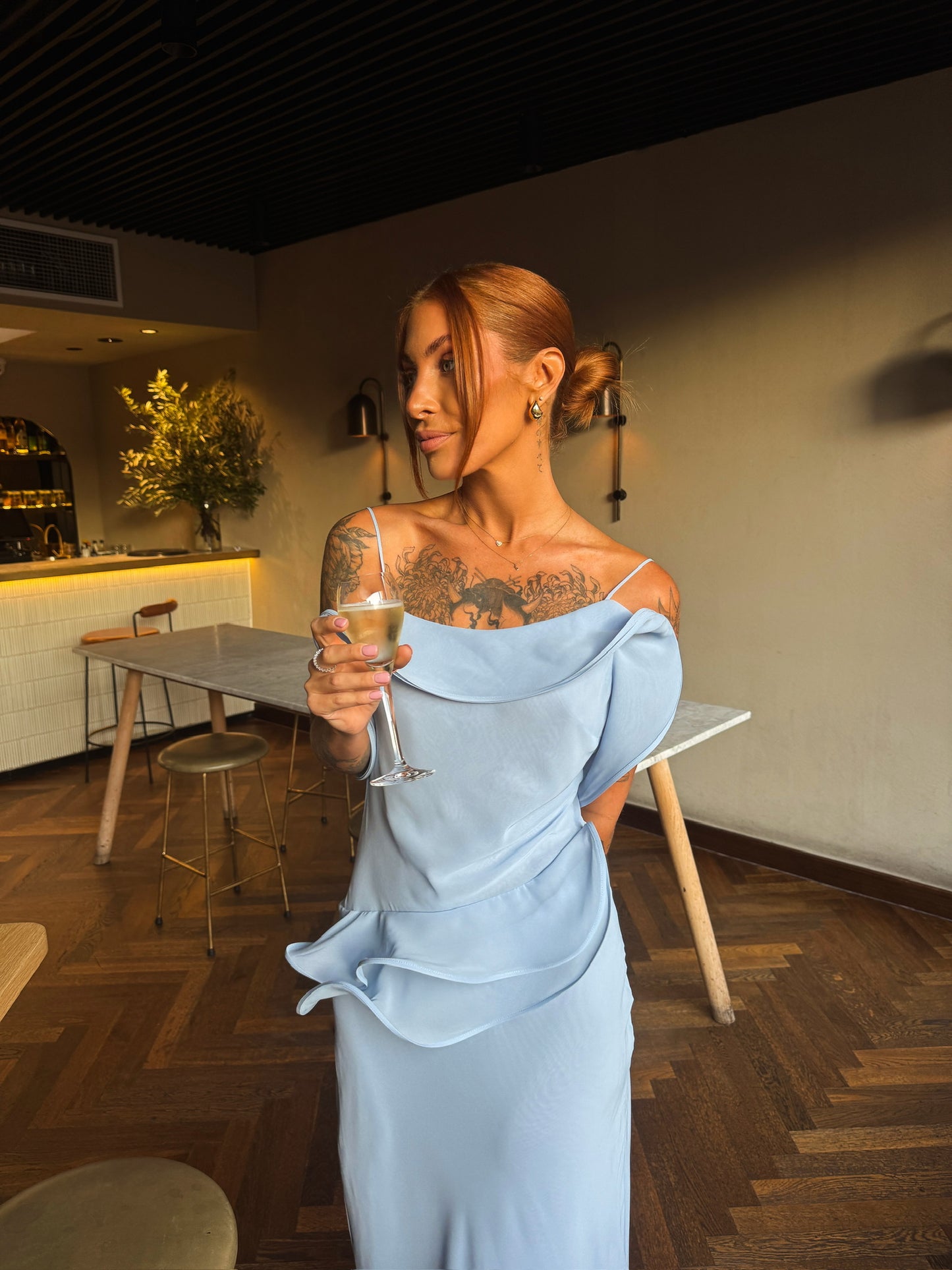 Selezza London Chiffon Dress