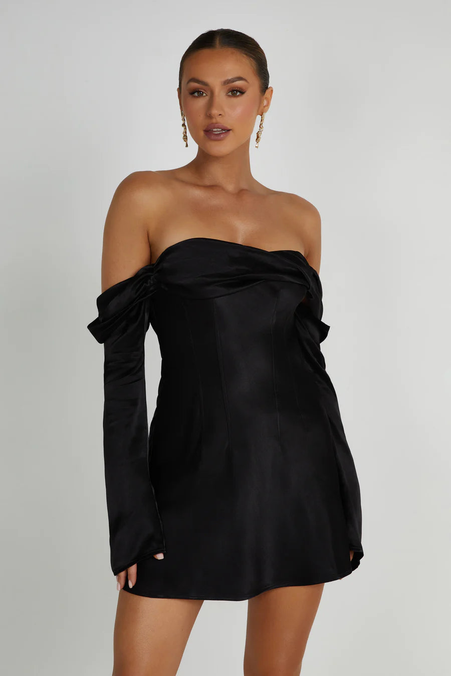 giselle mini dress GISELLE MINI DRESS WHITE/BLUE XL