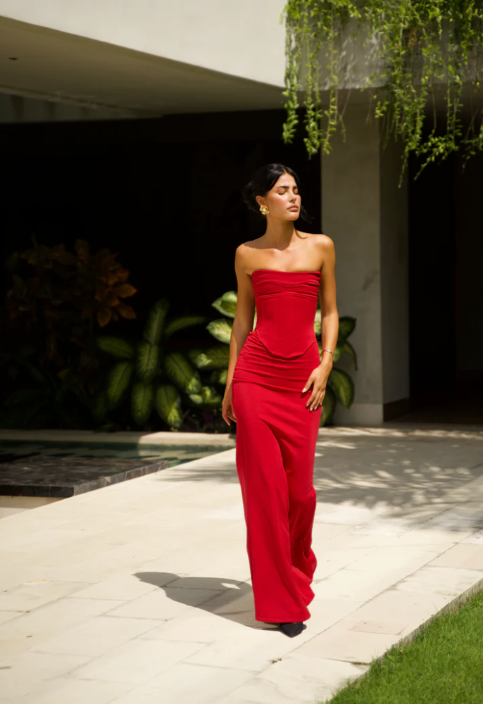 Louie Gown in Red