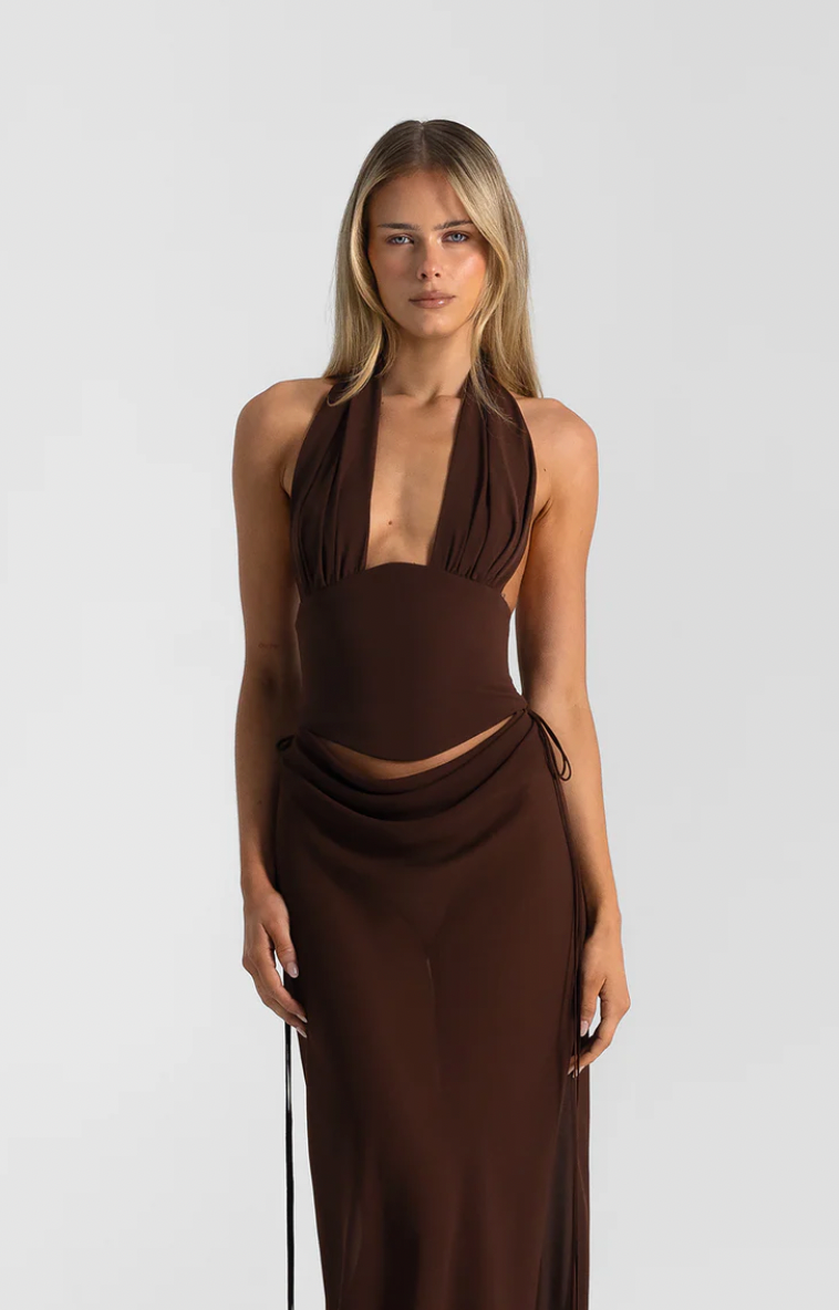 Natalie Rolt Bronte Set in Brown