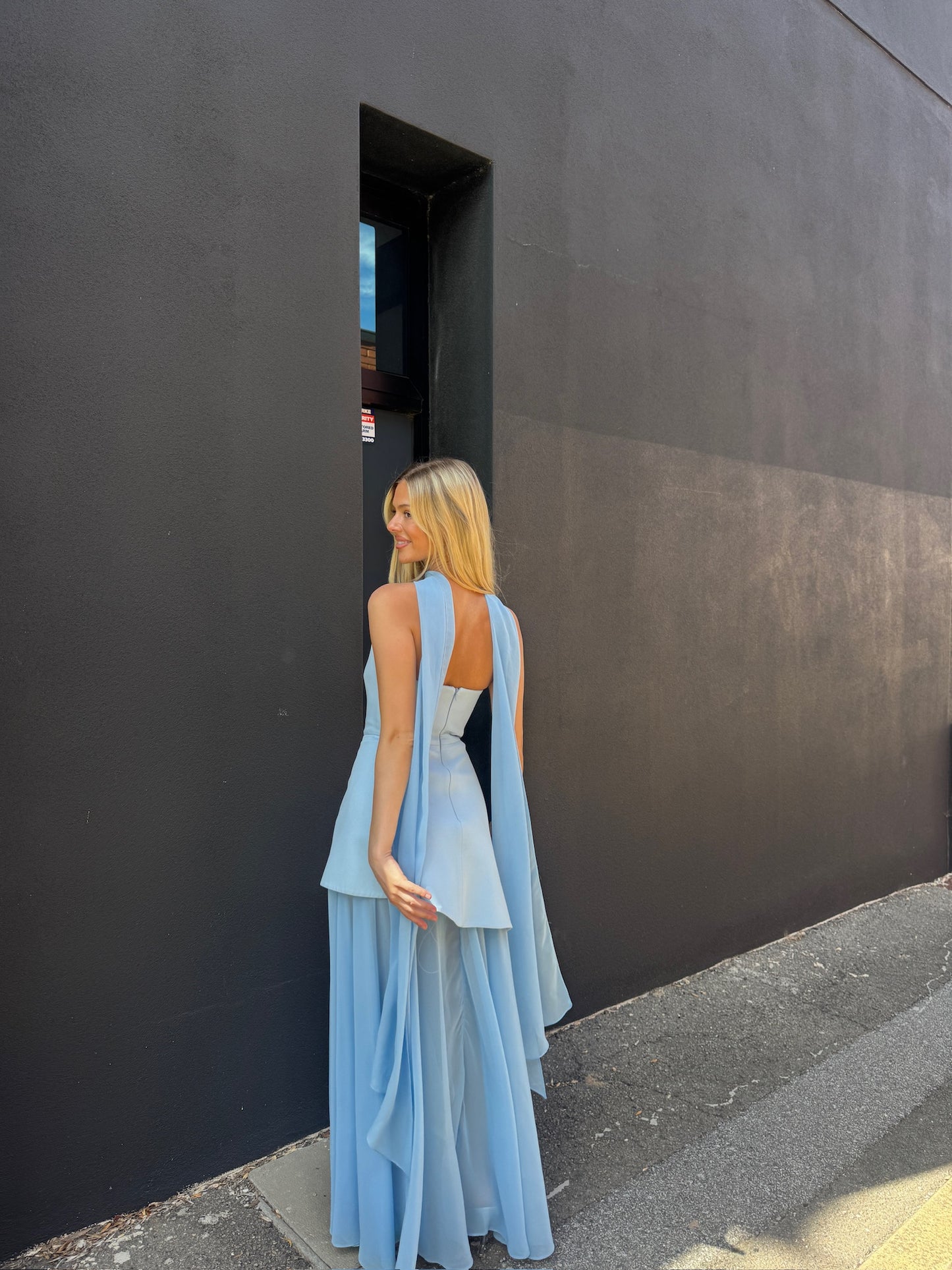 Matters Store Monaco Gown in Blue