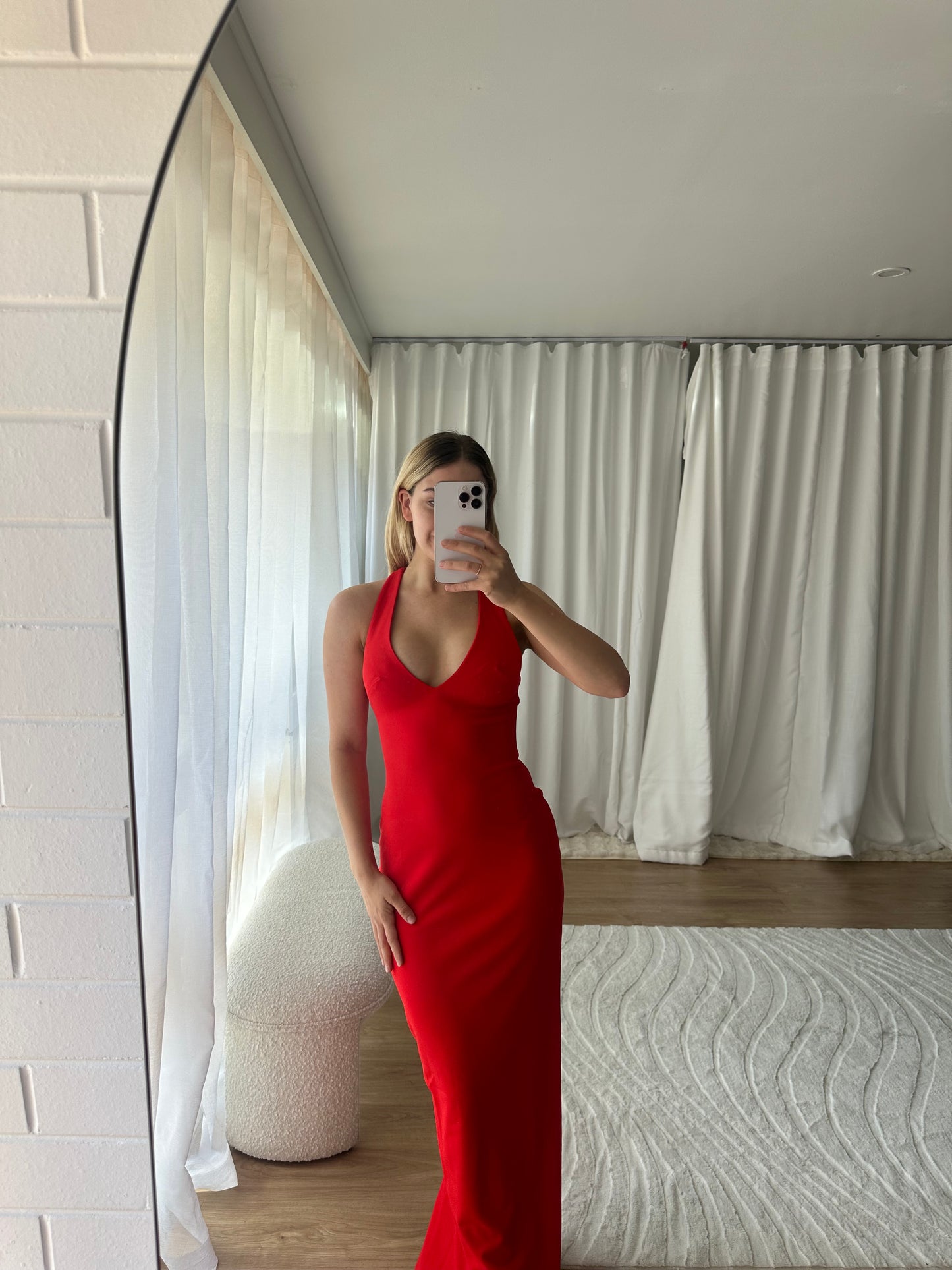Effie Kats ‘Eliza’ Gown in Red