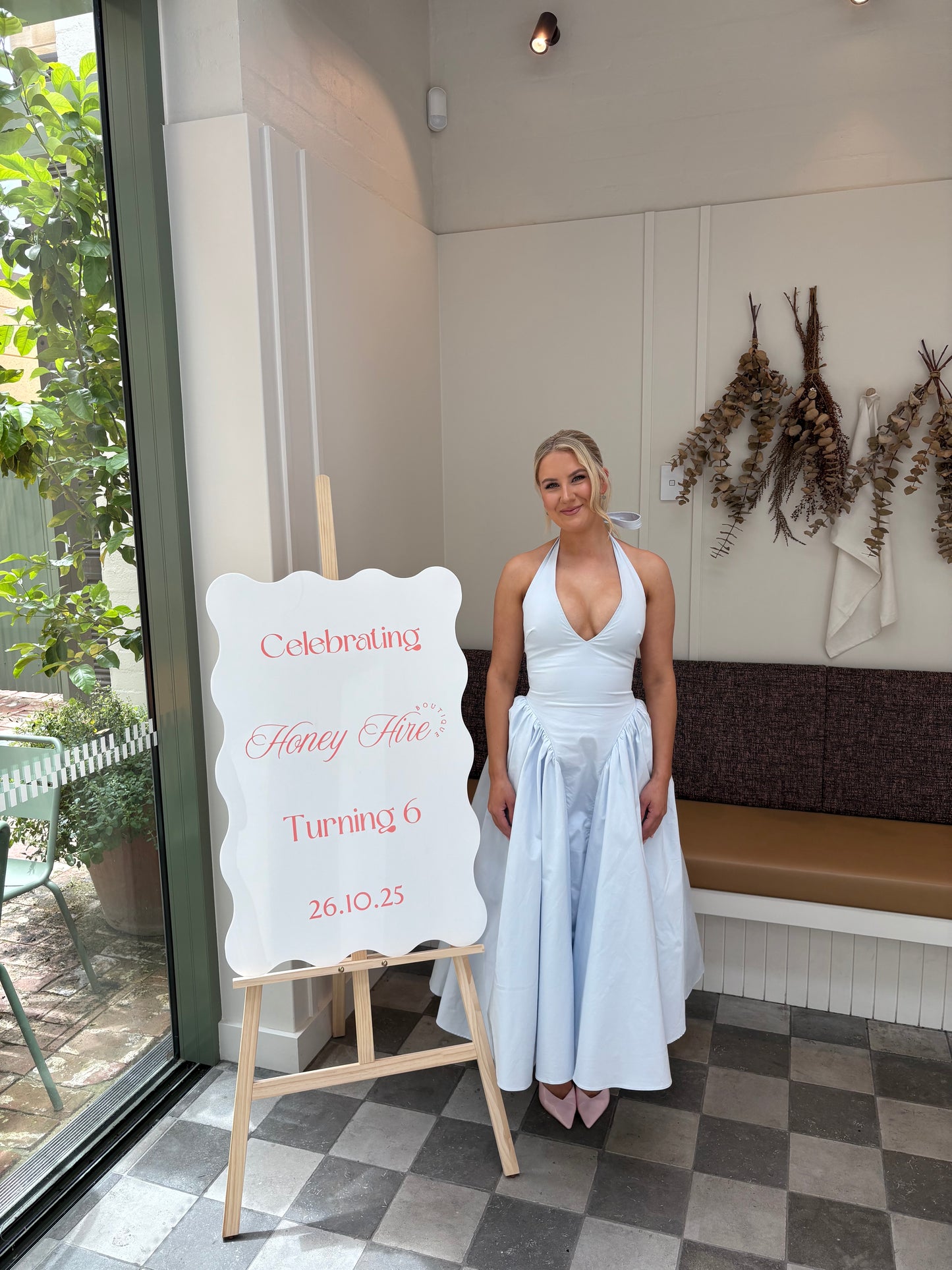 House of CB Marilyn Dress in Blue