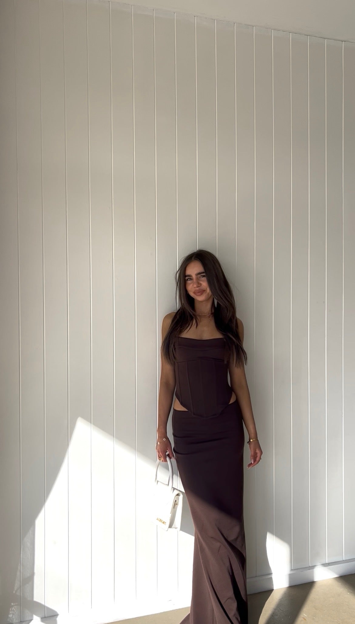 HNTR Louie Gown in Brown