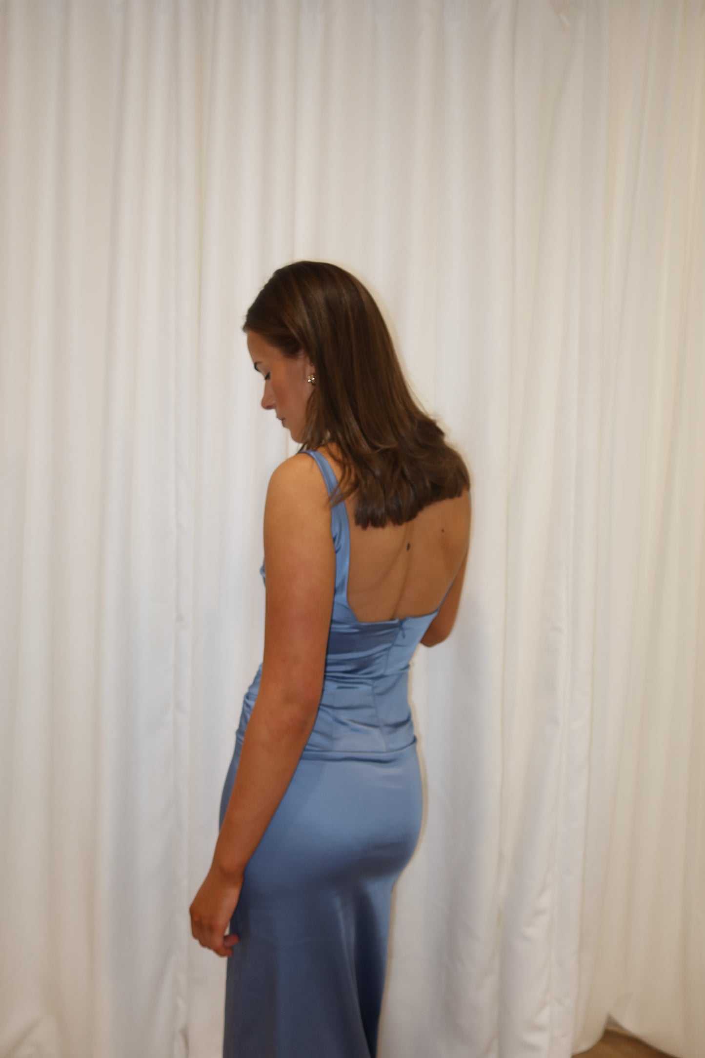 Ance Gria Atlein Gown - Blue