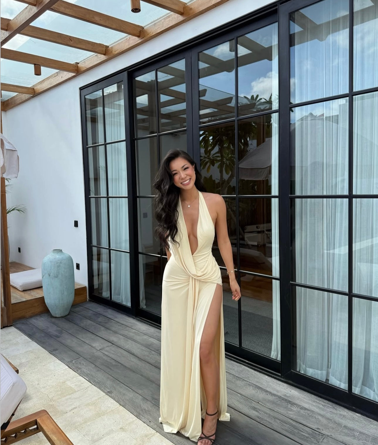 Natalie Rolt Winona Gown in lemon