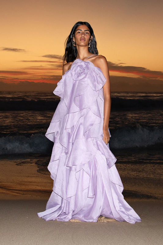 Aje Pandorea Layered Maxi in Lilac