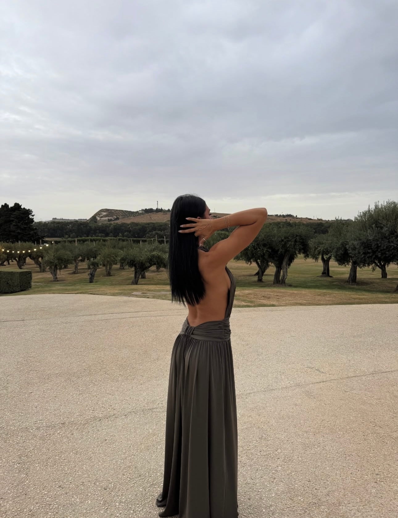 Arcina Ori Santina Dress in Khaki