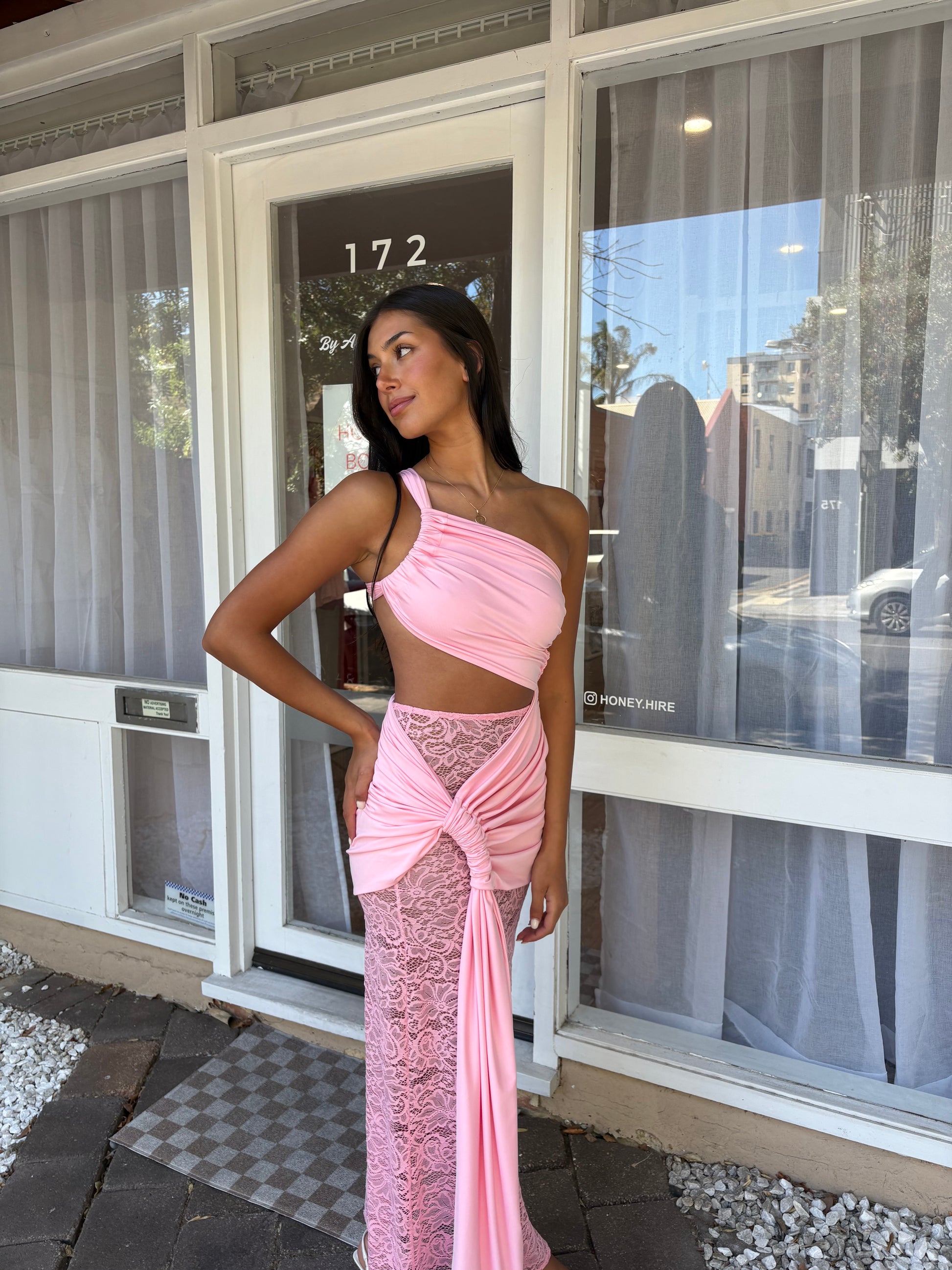 paradiso lace dress Hire DECONDUARTE Paradiso Lace Maxi Dress in Wine Red SUSTAINABLY. The Dress Hire