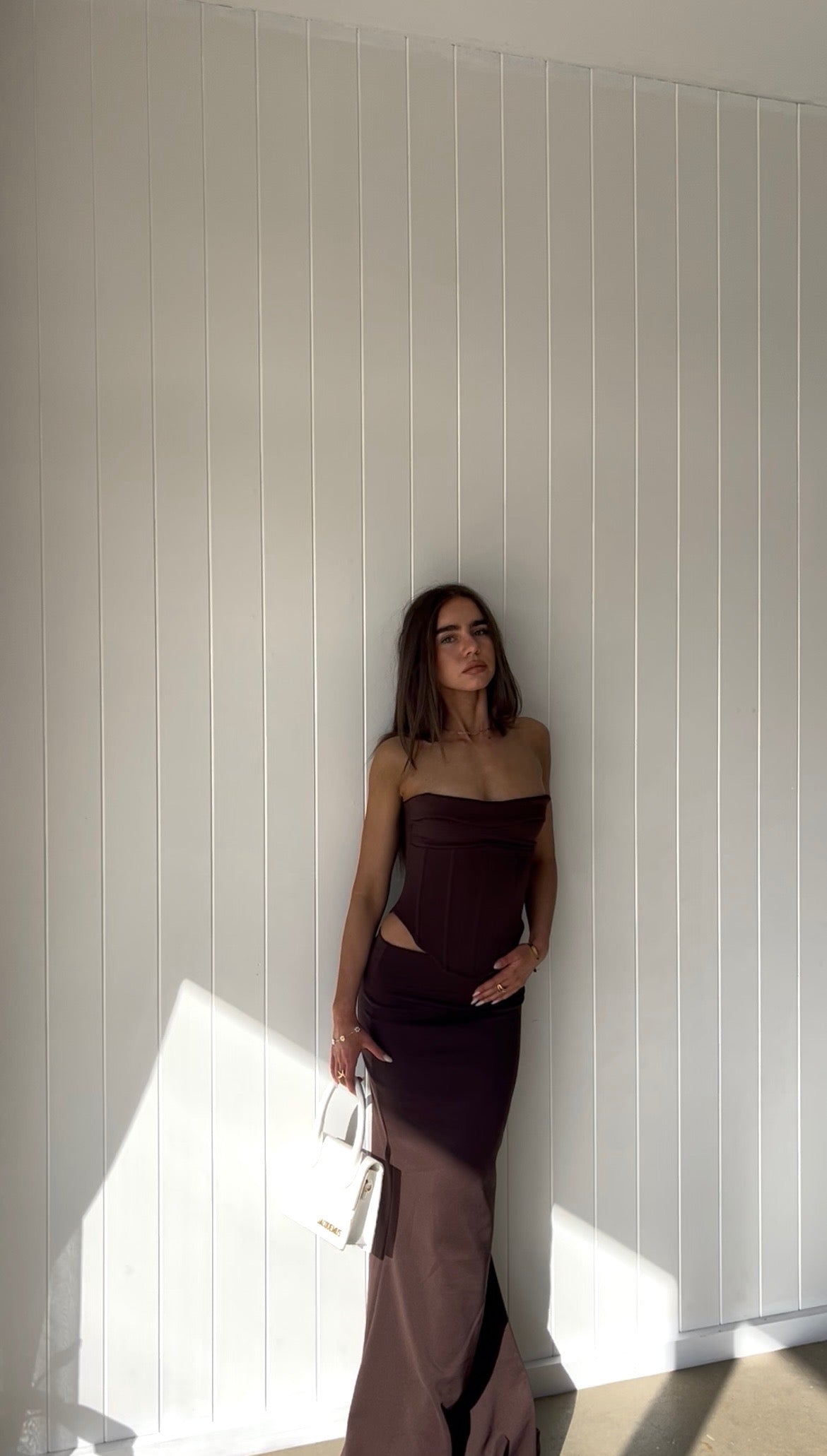 HNTR Louie Gown in Brown