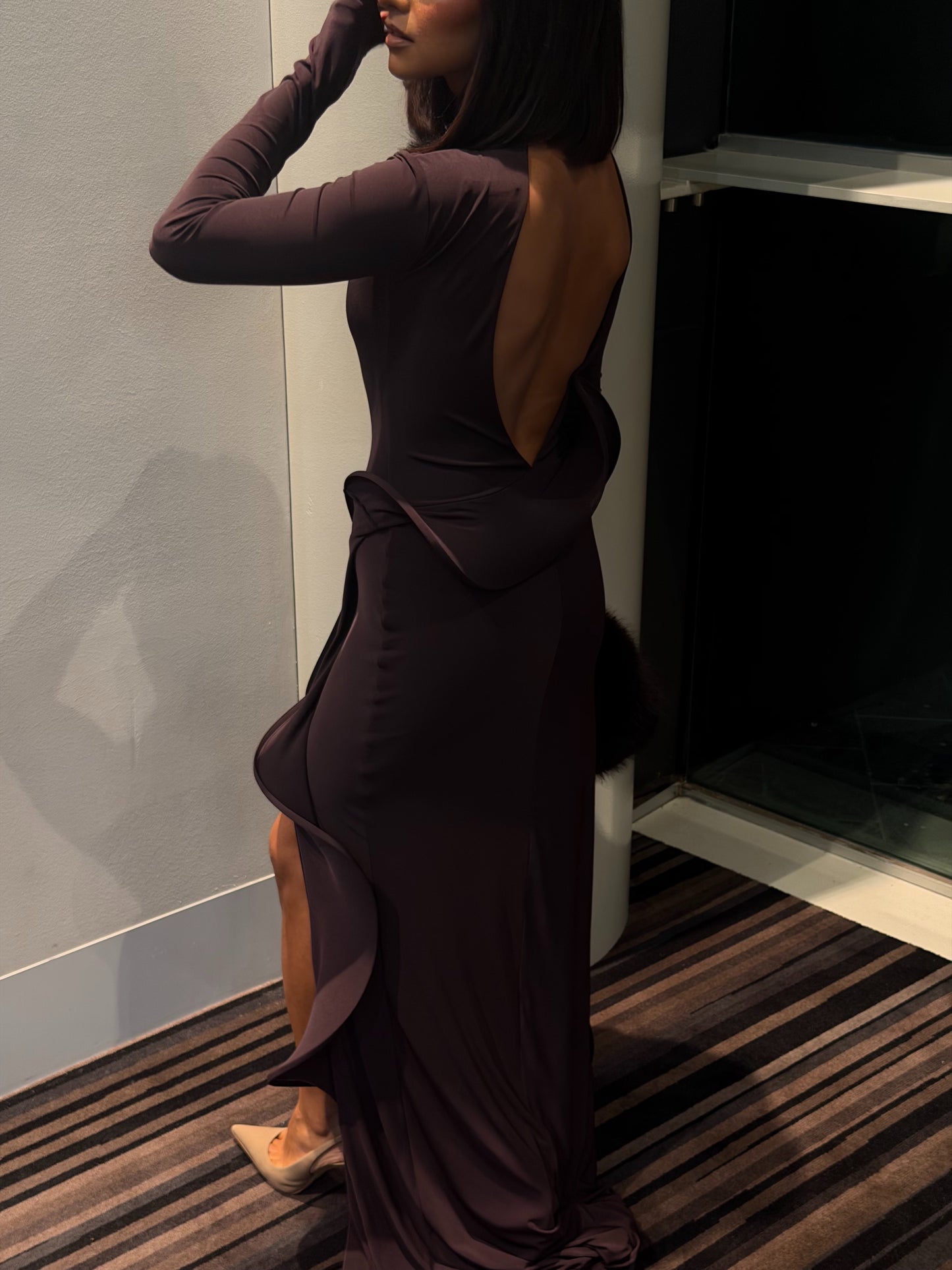 Effie Kats Orabella Gown in Truffle