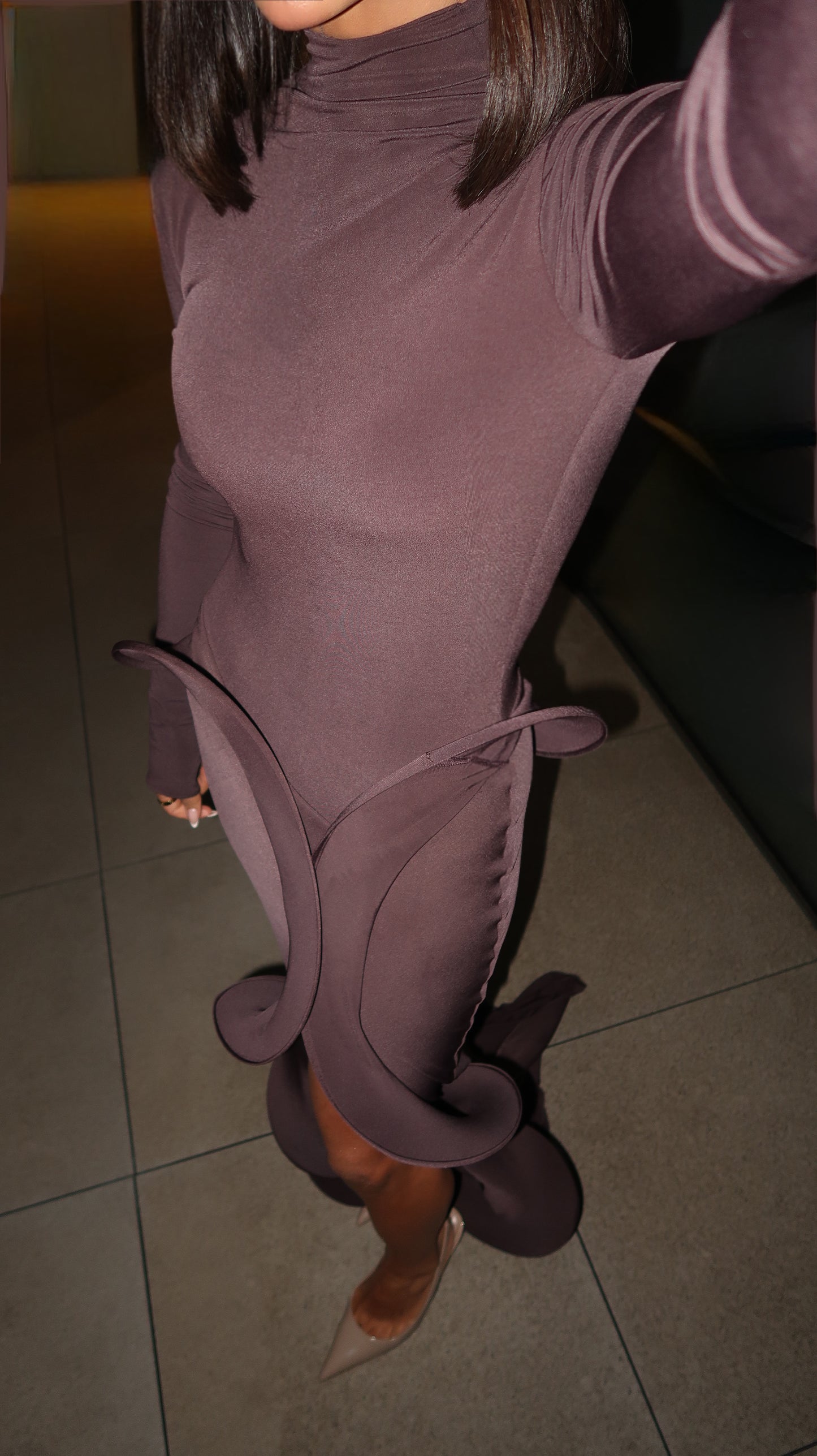 Effie Kats Orabella Gown in Truffle