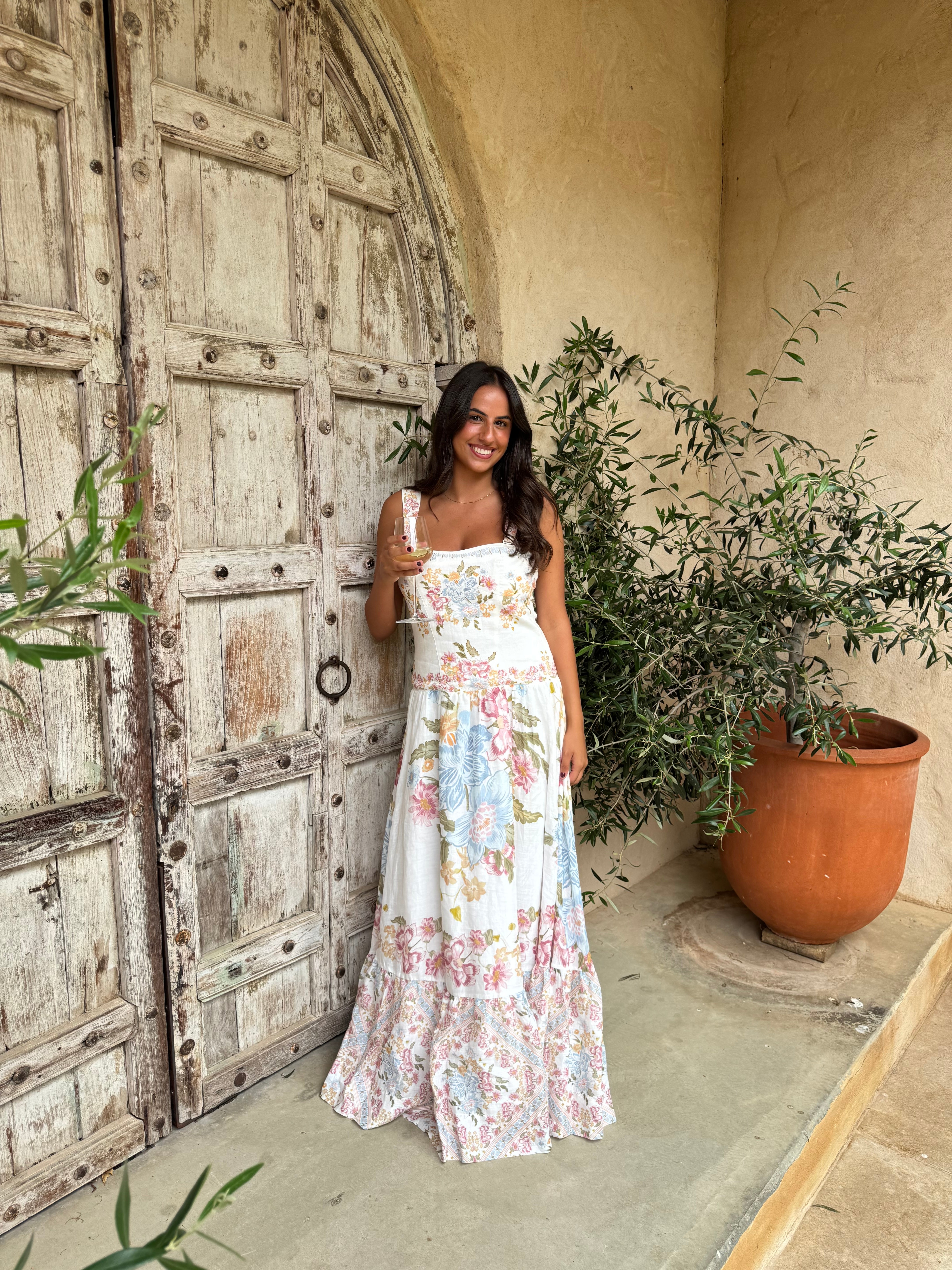 Hansen and Gretel Elsa Linen Maxi Dress – HONEY HIRE BOUTIQUE