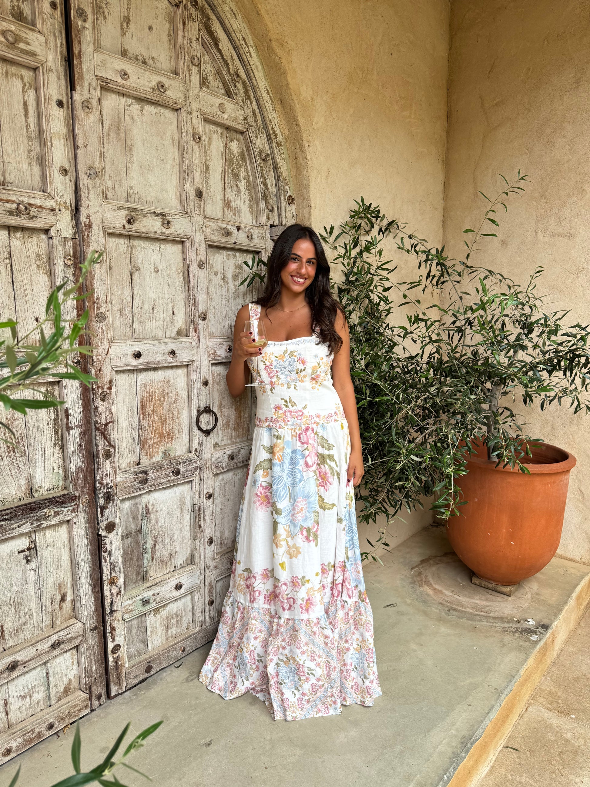 hansen and gretel linen dress Joe Linen Midi Dress Bells Beach-L / BELLS BEACH