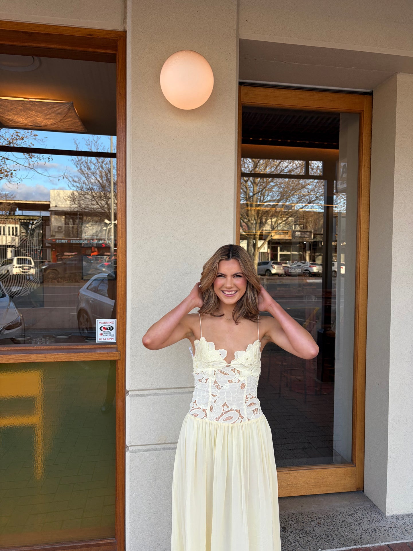 Hansen and Gretel Stephanie Maxi Dress in Butter