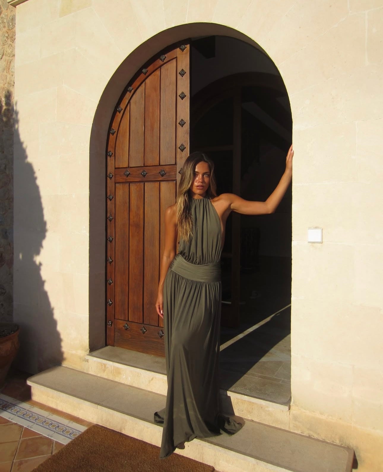 Arcina Ori Santina Dress in Khaki