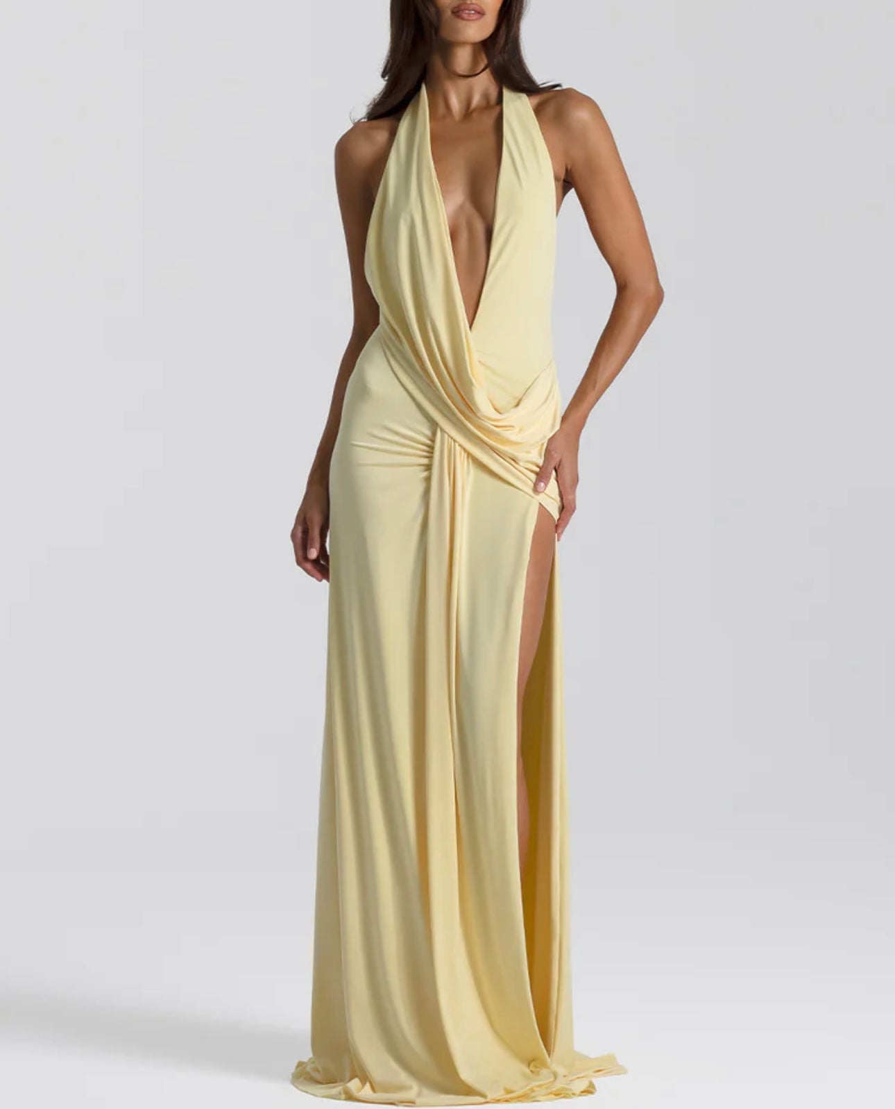 Natalie Rolt Winona Gown in lemon