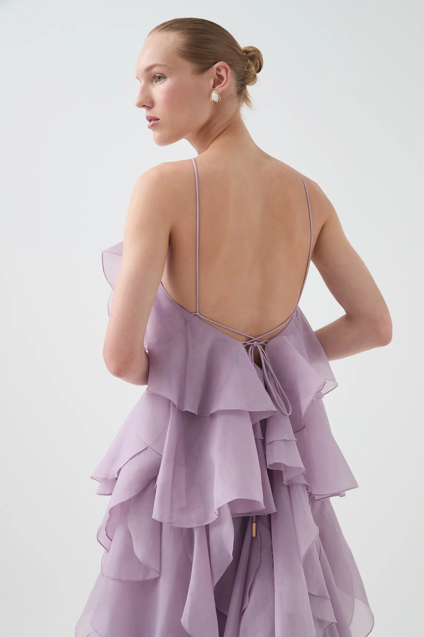 Aje Pandorea Layered Maxi in Lilac