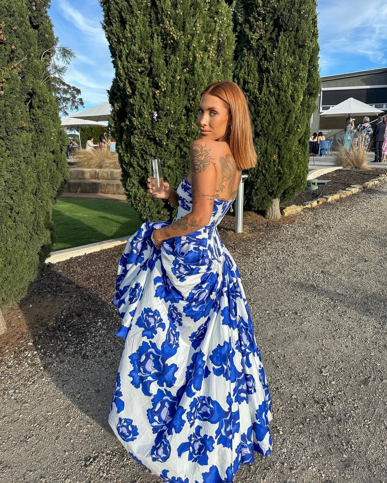 Aje ‘Behold’ Maxi in Cobalt