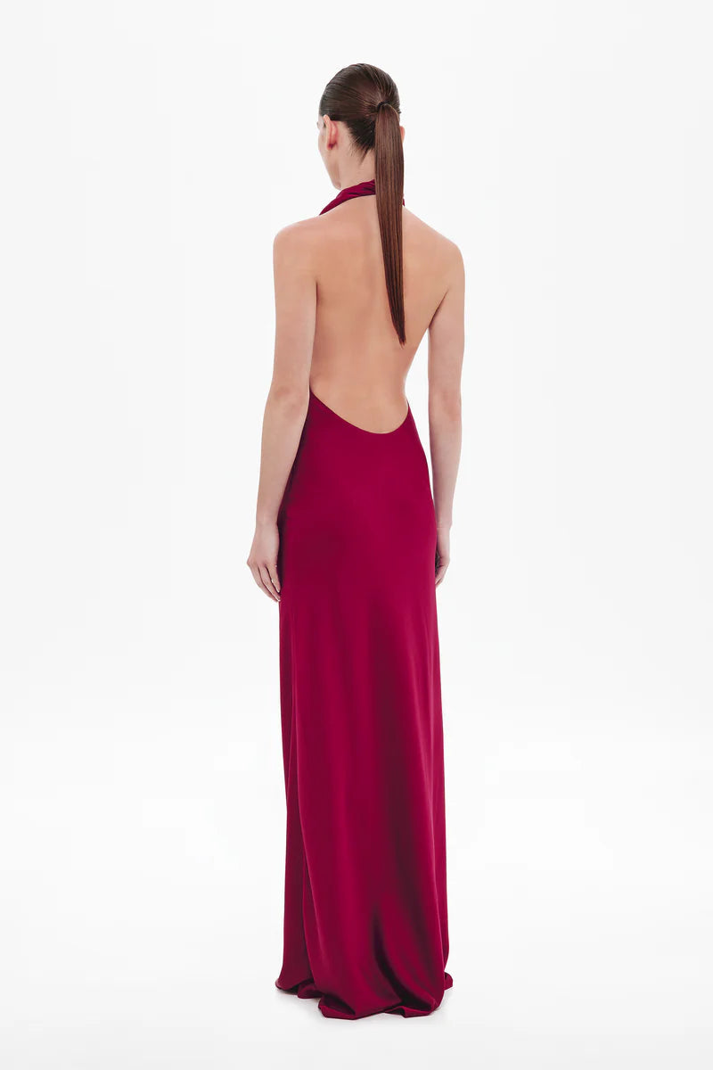 Misha Donna Satin Maxi