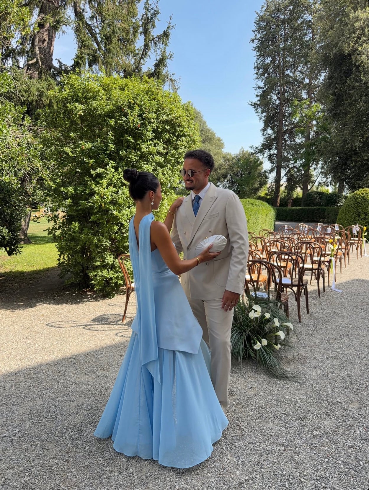 Matters Store Monaco Gown in Blue