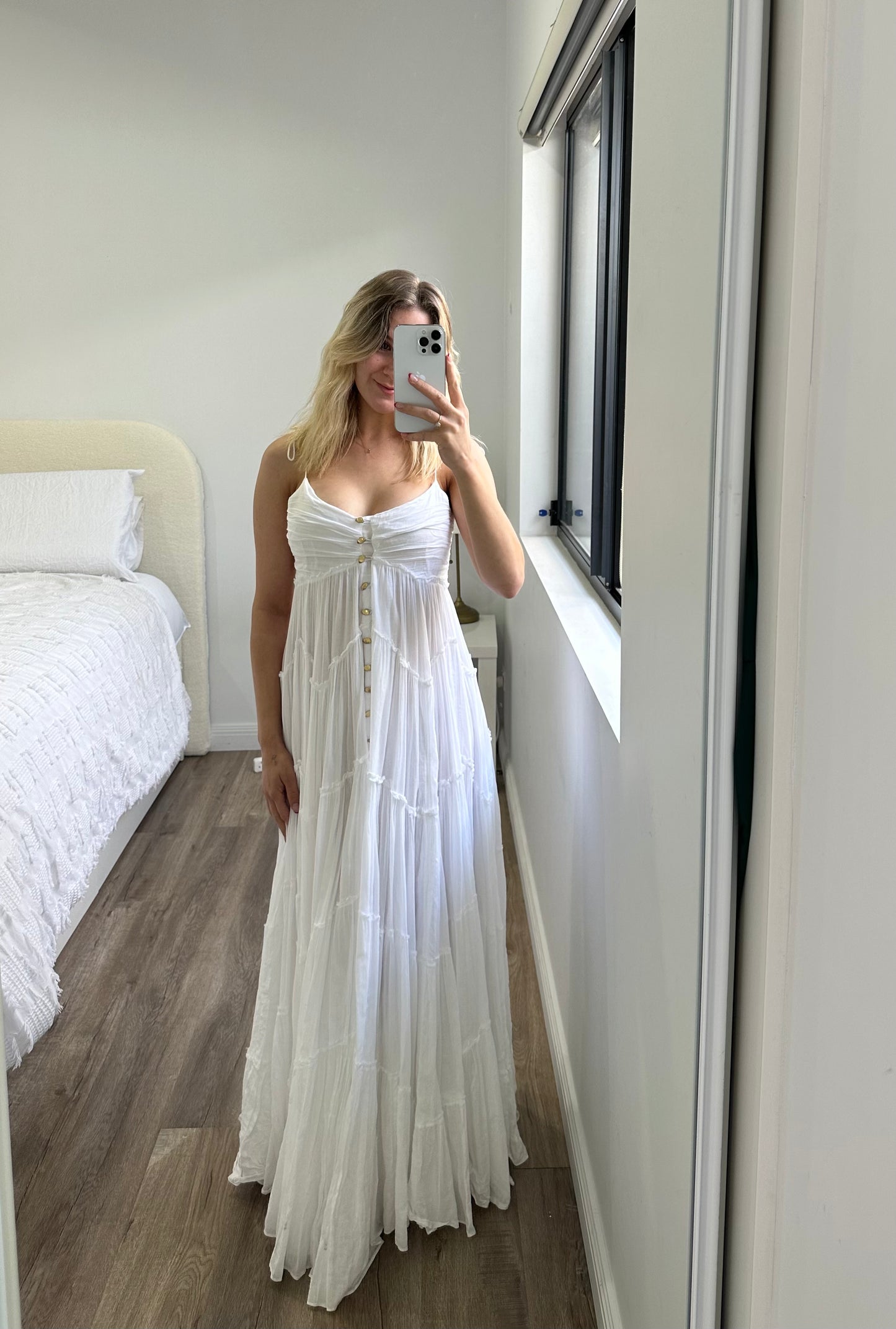 aje tiered maxi dress Aje Sartre Tiered Maxi Dress by Aje